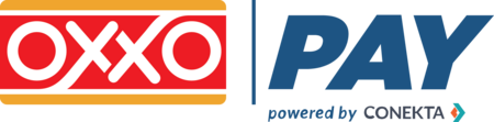 Logotipo OXXO Pay publicado en la ayuda de Caliente